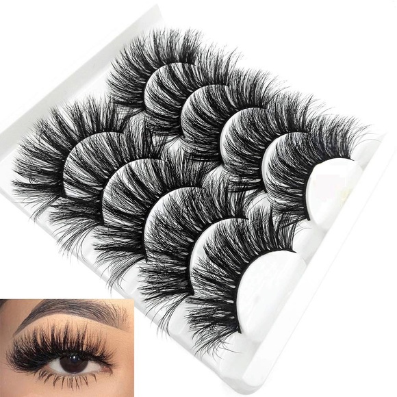 Other - ✨Faux 3D Mink Full Crisscross Wispy Lashes, 5 Pack